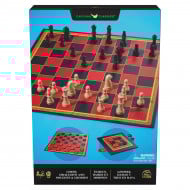Набор настольных игр Spin Master Chess Draughts Noughts Crosses (укр)