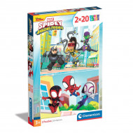 Набор пазлов 2-в-1 Clementoni Spidey and His Amazing Friend 2х20 эл
