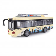 Инерционный троллейбус Diy Toys со световыми и звуковыми эффектами 1:16