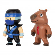 Набор коллекционных фигурок Stumble Guys Ниндзя Кай и Капибара