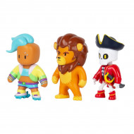 Набор коллекционных фигурок Stumble Guys Велоцит, Леонидас, Капитан Нохарт