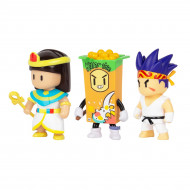 Набор коллекционных фигурок Stumble Guys Сэнсэй Фаерфист, Клеопатра, Киллер