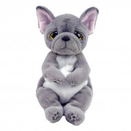 Мягкая игрушка TY Beanie Bellies Серый пес Wilfred 25 см