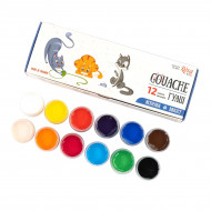 Гуашь Rosa Kids Medium Cats 12 цветов