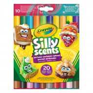 Набор двусторонних фломастеров Crayola Silly Scents Broard Line 10 шт