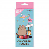 Набор цветных двухсторонних карандашей Yes Pusheen Cheek 12 шт