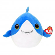 Мягкая игрушка TY Squish-A-Boos Shark Finsley 40 см
