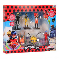 Набор-сюрприз Miraculous Фигурки-топеры Леди Баг Делюкс Toppeez 8 шт