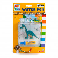 Набор для творчества Simba Книга-раскраска Water pen Dino