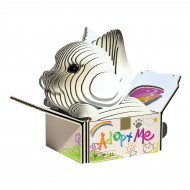 Сборная 3D модель Eugy Котенок сиамский