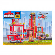 Конструктор Zuru Max Fire Adventure Fire Station 976 эл