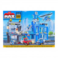 Конструктор Zuru Max Police Adventure Police Headquarters 889 эл