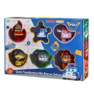 Набор Robocar Poli Мини спасатели-трансформеры Делюкс 6 шт
