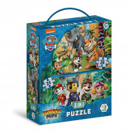 Пазл 2-в-1 DoDo Paw Patrol Приключения в джунглях 1х24,1х36 эл