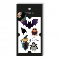 Набор временных тату Tatooshka Hellooween kids 2 Летающий страх