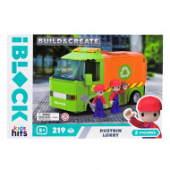 Конструктор Kids Hits IBlock Junior Грузовик для сбора мусора 219 эл