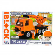 Конструктор Kids Hits IBlock Junior Строительный кран 267 эл