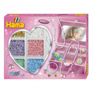 Термомозаика Hama Модные украшения Цветы с сундучком 2400 эл