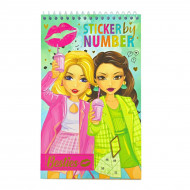 Стикербук по номерам Besties Summer