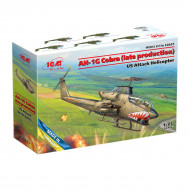 Сборная модель ICM AH-1G Cobra позднего производства 1:35
