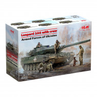Сборная модель ICM Leopard 2A6 ВСУ с экипажем 1:35