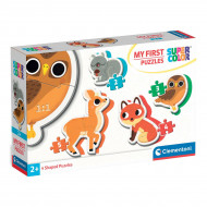 Пазл 4 в 1 Clementoni My First Puzzles Forest Animals 2, 3, 4, 5 эл