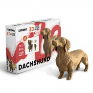 Картонный конструктор Cartonic 3D Puzzle Dachshund