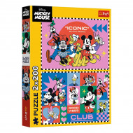 Пазлы Trefl Mickey and friends 2x200 шт
