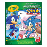 Раскраска с наклейками Crayola Sonic