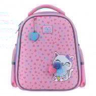 Рюкзак школьный полукаркасный GoPack Fluffy Kitten