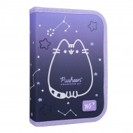 Пенал твердый одинарный с двумя клапанами Yes Pusheen Stellar