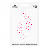 Набор временных тату TATTon.me Fleckles hearts mix