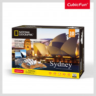 Конструктор-головоломка Cubic Fun 3D Puzzle National Geographic Сидней 85 эл