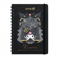 Ежедневник на спирали Kite Kuromi 138 с