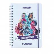 Ежедневник на спирали Kite Monster High 138 с