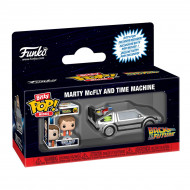 Игровая фигурка Funko Bitty Pop Назад в будущее Марти и машина времени