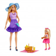 Набор Barbie Семейный пикник с куклами Барби и Челси