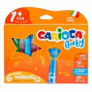 Набор фломастеров Carioca Baby1, 6 шт