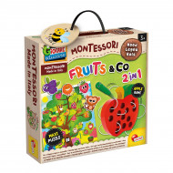 Настольная игра-пазл 2 в 1 Lisciani Montessori Fruits (укр/англ)