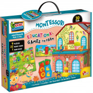 Настольная игра-пазл Lisciani Montessori Educational Games The Farm (укр/англ)