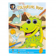 Книжка-раскраска Grafix Dino