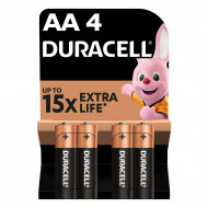 Батарейки щелочные Duracell Basic AA 1.5V LR06/MN1500 4 шт