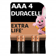 Батарейки щелочные Duracell Basic AAA 1.5V LR03/MN2400 4 шт