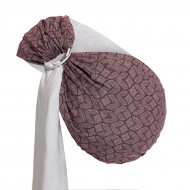 Слинг с кольцом Zaffiro Hug Me Geo Burgund