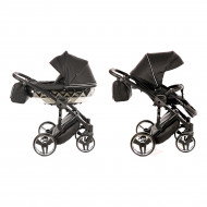 Универсальная коляска 2 в 1 Junama Mirror Blysk 03 Black 