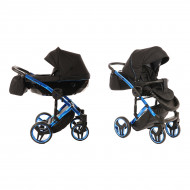Универсальная коляска 2 в 1 Junama Diamond Individual 02 Black/Blue 