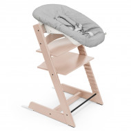 Набор Stokke Стульчик Tripp Trapp и кресло для новорожденных Newborn Serene Pink