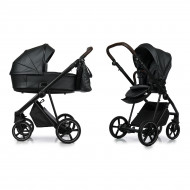 Универсальная коляска 2 в 1 Roan Ivi Eco Pearl Black