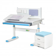 Комплект мебели ErgoKids Парта Тумба TH-325 Blue S
