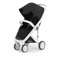 Прогулочная коляска Greentom Classic Black White